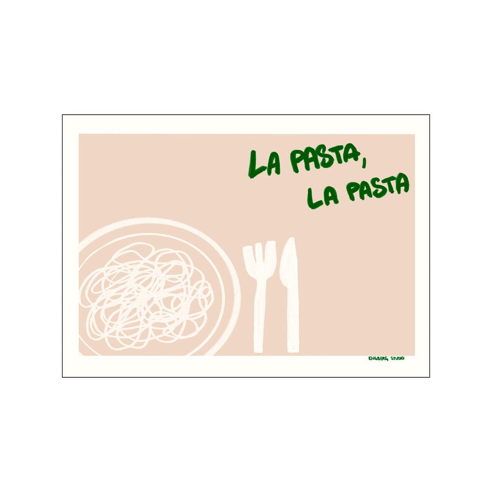 La Pasta/La Pasta plakat, rosa - 30x40 cm
